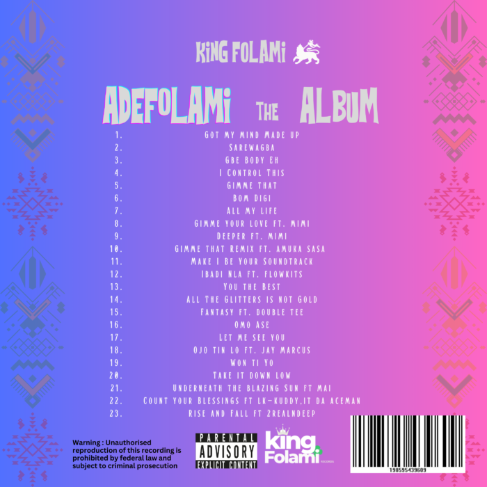 Adefolami The Album - Image 2